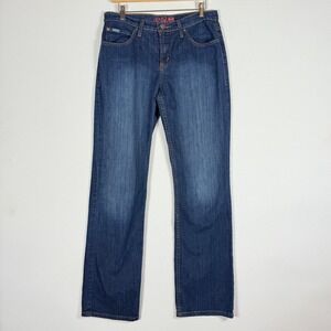 Cinch Jenna Womens 29 Jr 7 Jeans Blue Denim‎ Bootcut Western Rodeo Farmcore